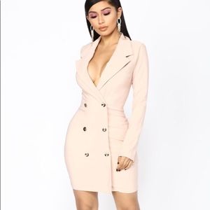 Fashion Nova Blazer jacket Dress